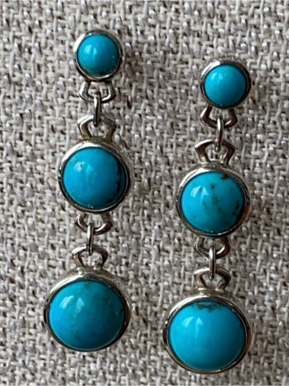 Whitney Kelley Turquoise Drop Earrings - Blue Turquoise Dangle Earrings
